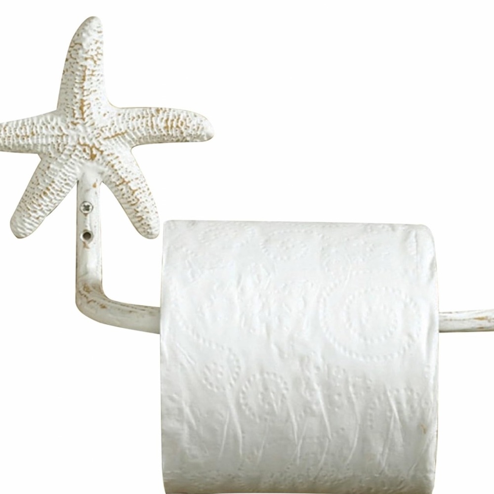 Starfish Coastal Toilet Paper Holder